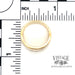 Torn diamond 14ky gold ring scale