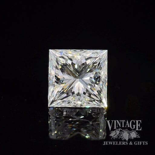 1.14 carat, princess cut, G color, VVS2 clarity, Natural diamond, GIA graded