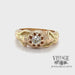 Art nouveau antique diamond 14ky gold ring video