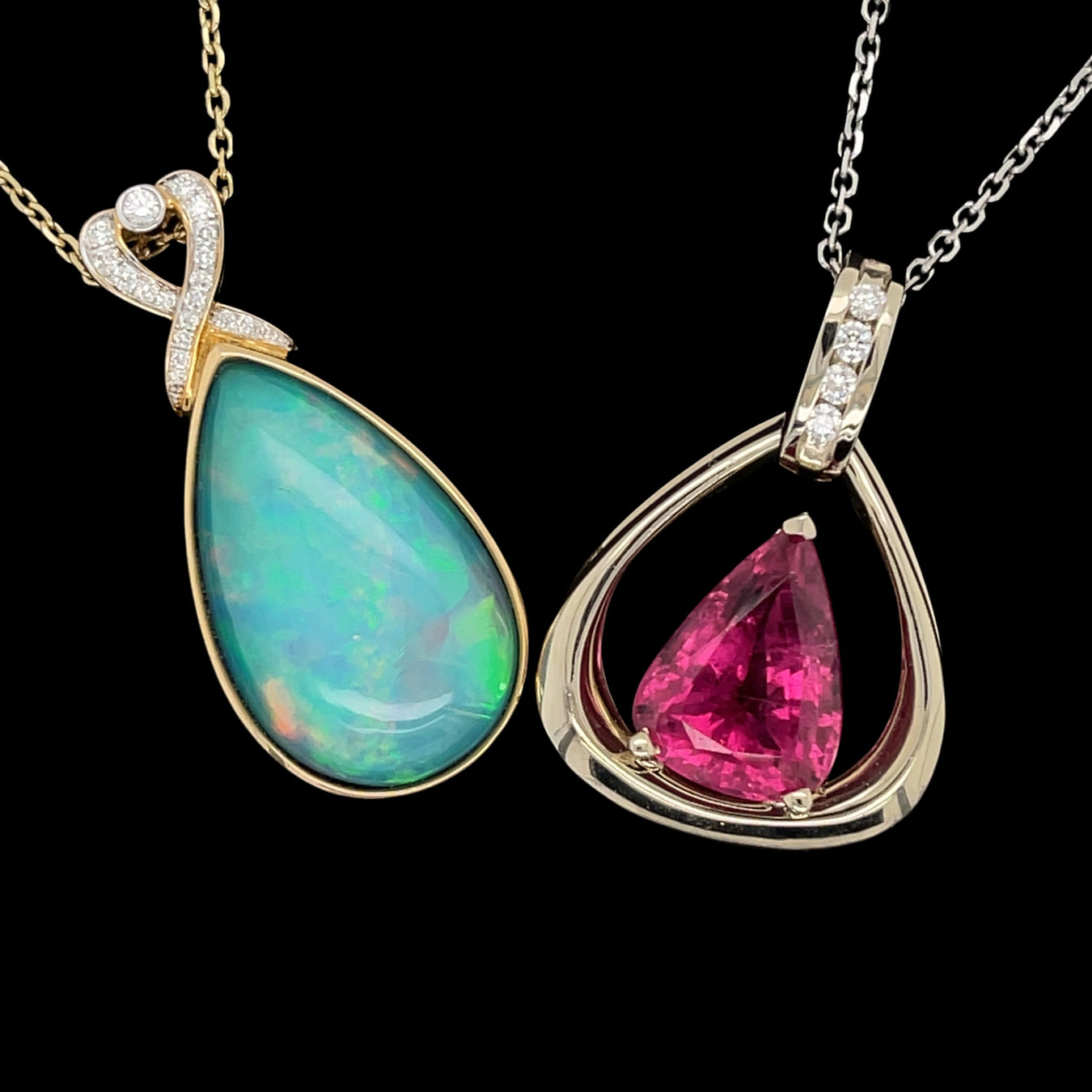 Opal and Tourmaline
