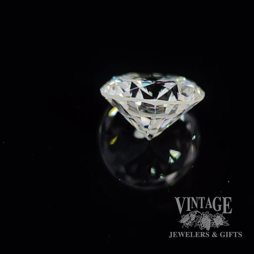 .45 carat, round brilliant, E color, VS2 clarity natural diamond. side