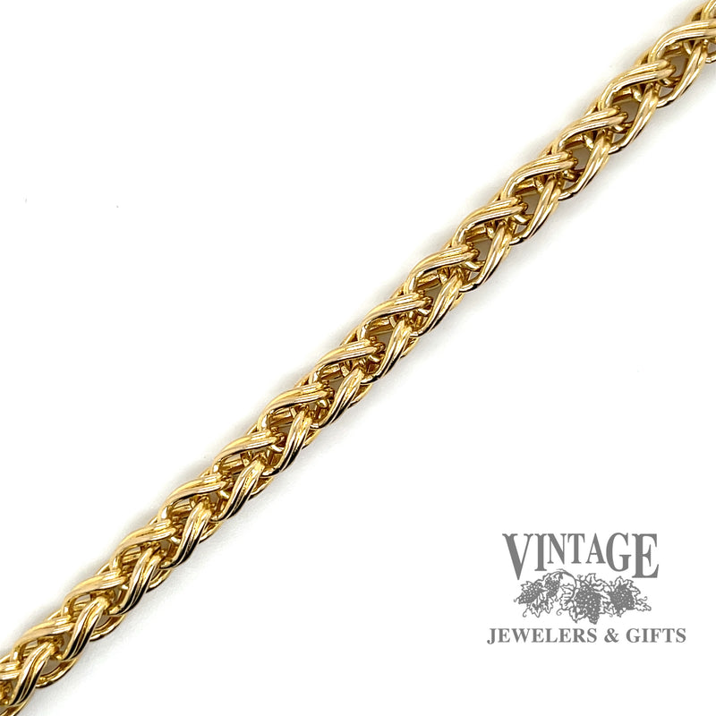Franco 14ky gold 7.5” bracelet