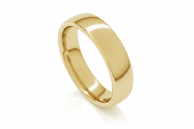 European Style 5 mm 14k Gold Ring Band