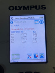 Victorian 10k gold slide bracelet gold xrf