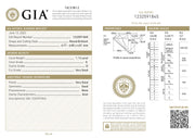 1.13 Carat Round Brilliant GIA, G color, I2 Clarity Natural Diamond GIA Report
