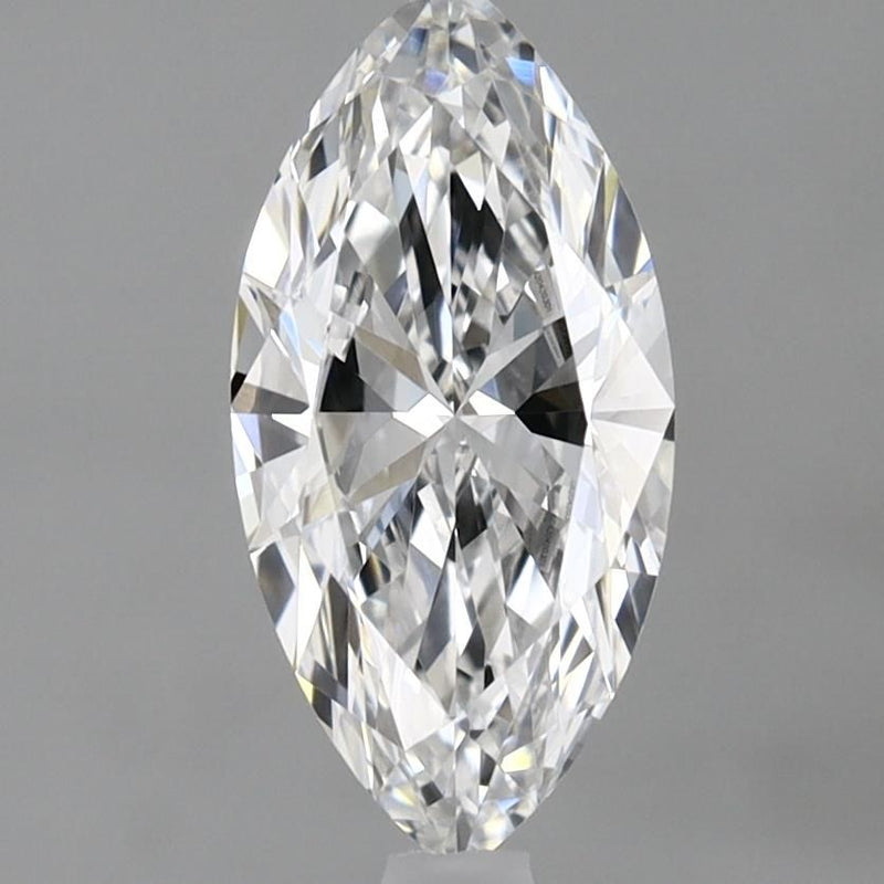 1.05 Carat, Marquise Brilliant Cut, E Color, VVS 2 Clarity, Lab Grown Diamond
