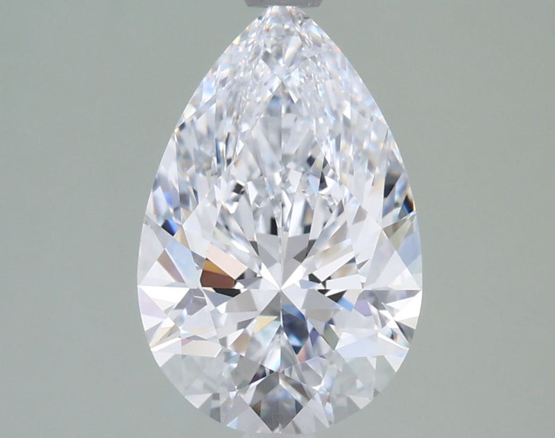 2.03 Carat, Pear Brilliant Cut, E Color, VVS 2 Clarity, Lab Grown Diamond