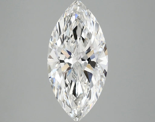 3.05 Carat, Marquise Brilliant Cut, E Color, VVS 2 Clarity, Lab Grown Diamond