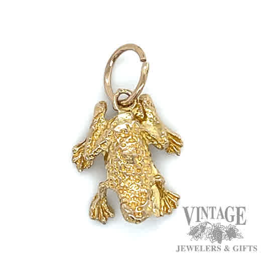 Frog 14k Gold Pendant
