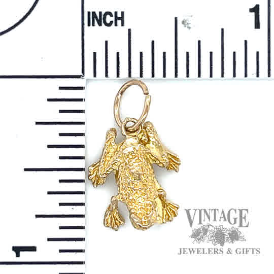 Frog 14k Gold Pendant