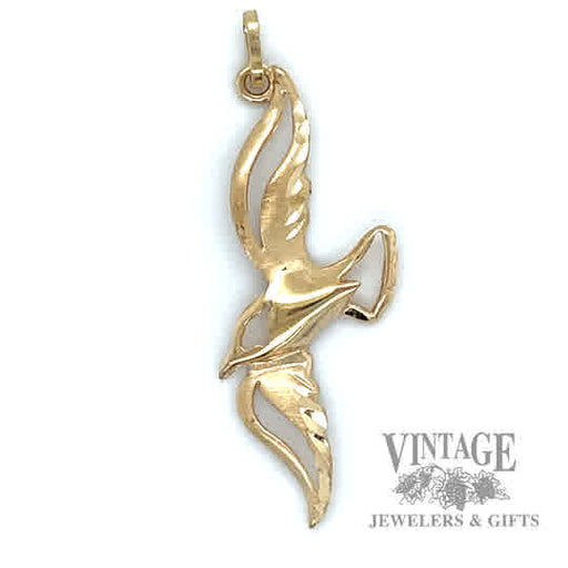 seagull 14k gold pendant/charm