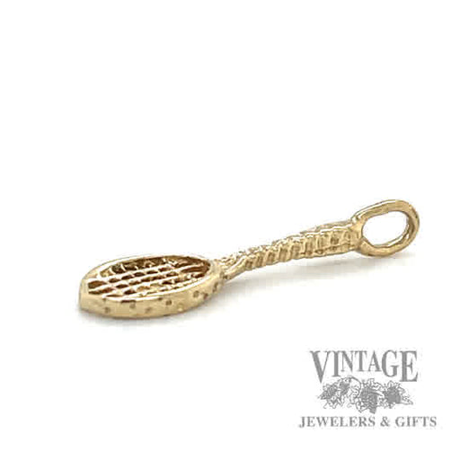 Tennis Racket 13k Gold Pendant/Charm 