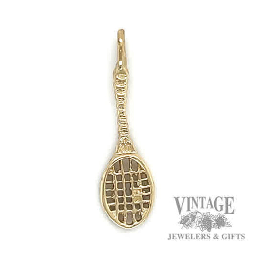Tennis Racket 13k Gold Pendant/Charm