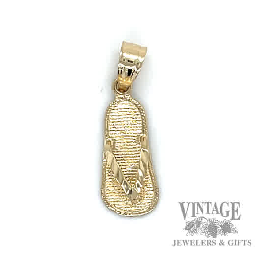 Sandals 14k gold pendant