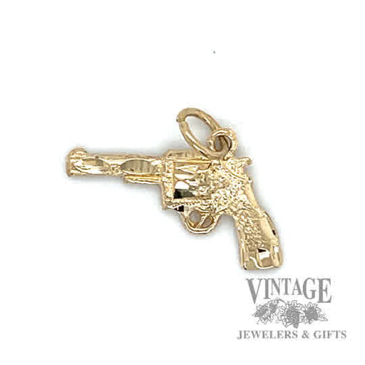 Revolver 13k gold pendant  
