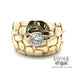14ky gold ring with .40 carat antique natural diamond