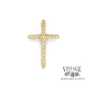 14ky gold diamond  cross