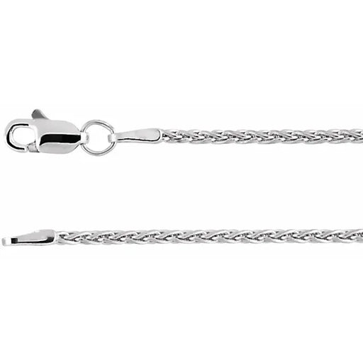 Sterling Silver 1.5 mm Wheat Chain