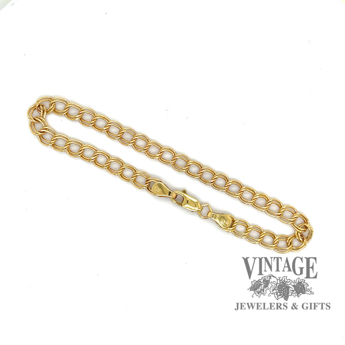 Chain Charm Bracelet in 14k Yellow Gold