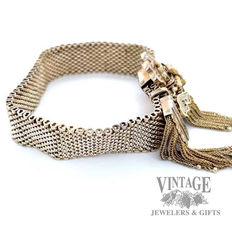 Victorian 10k gold slide bracelet side1