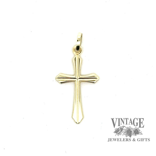 14ky gold modern Byzantine style cross