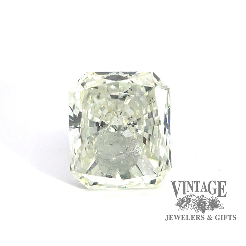 1.81 carat, radiant cut, natural diamond, I color, SI2 clarity, GIA 2225896815