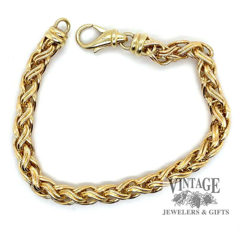 Franco 14ky gold 7.5” bracelet