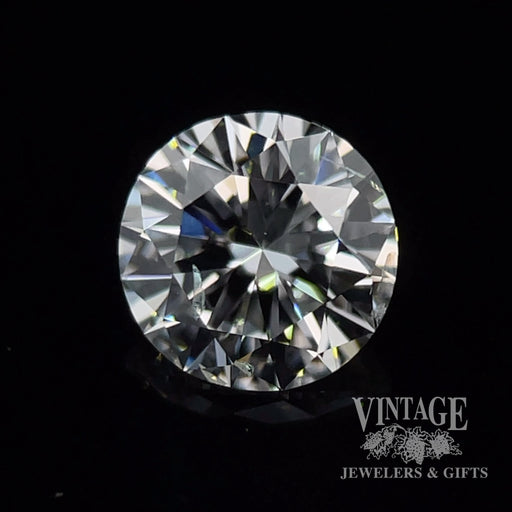 .88 carat, round brilliant, D color, I1 clarity, natural diamond