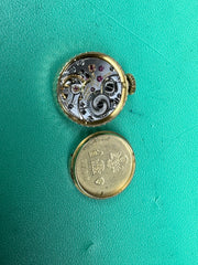 Vintage Ladies slide Rolex 18ky gold watch, insied case