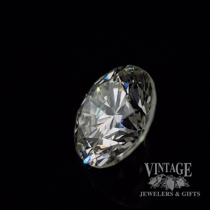 1.02 carat H color, I1 clarity, round brilliant natural diamond
