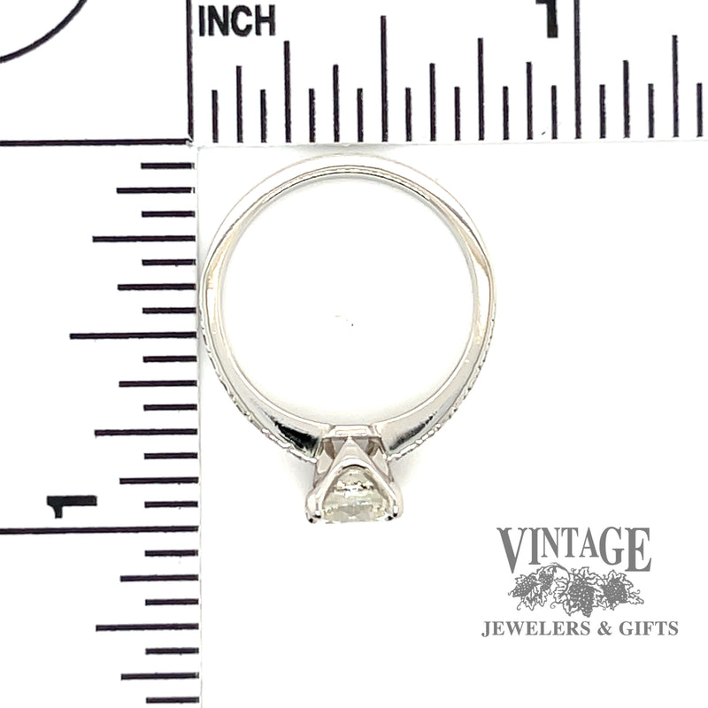 1.12 ctw diamond and platinum Tiffany and Co. ring