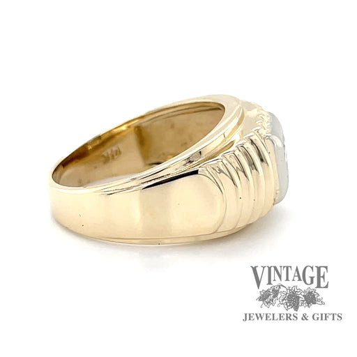 Zürich um 1970! Großer Vintage Bernstein Ring Gold 585, 329,00 €