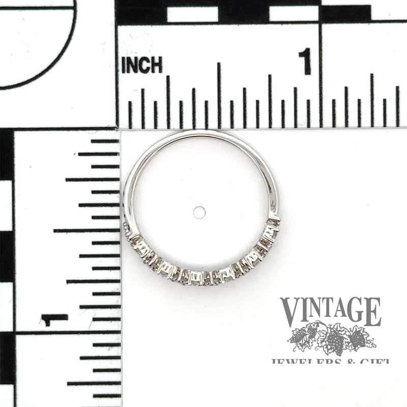 Diamond and 14ky gold cross necklace.