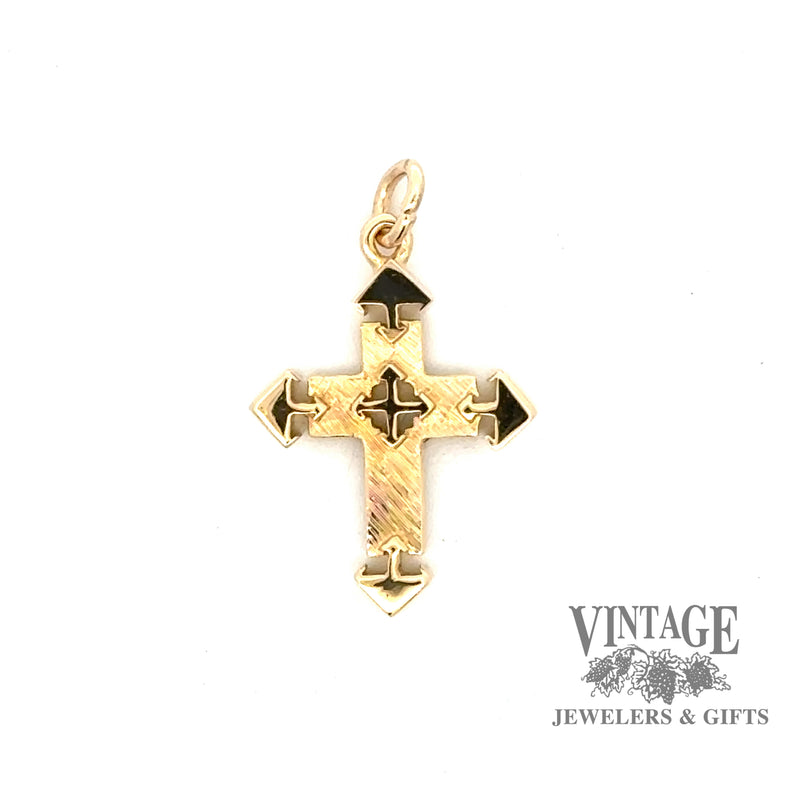  14ky gold Roman cross