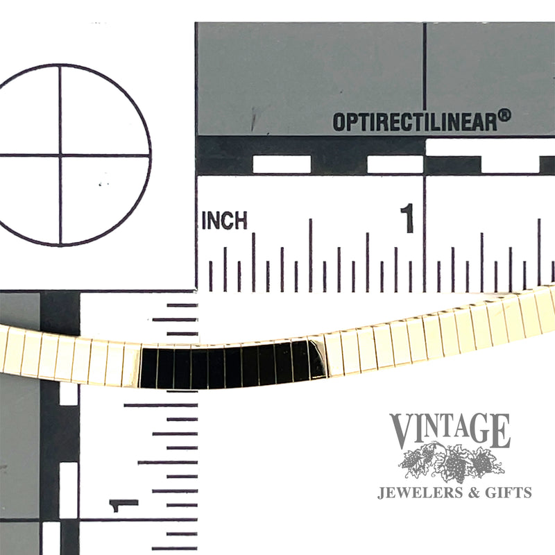 16” 10ky gold 6mm omega