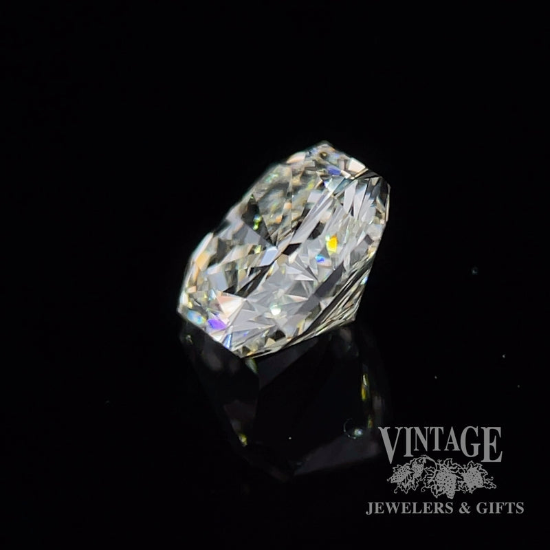 1.27 carat, radiant cut, L color, VS2 clarity, natural diamond