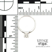 14kw gold .38ct natural diamond solitaire ring with scale