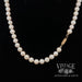 36” white 7mm pearl strand