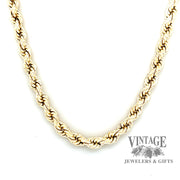 30" 14ky 5.8 mm thick semi solid rope chain
