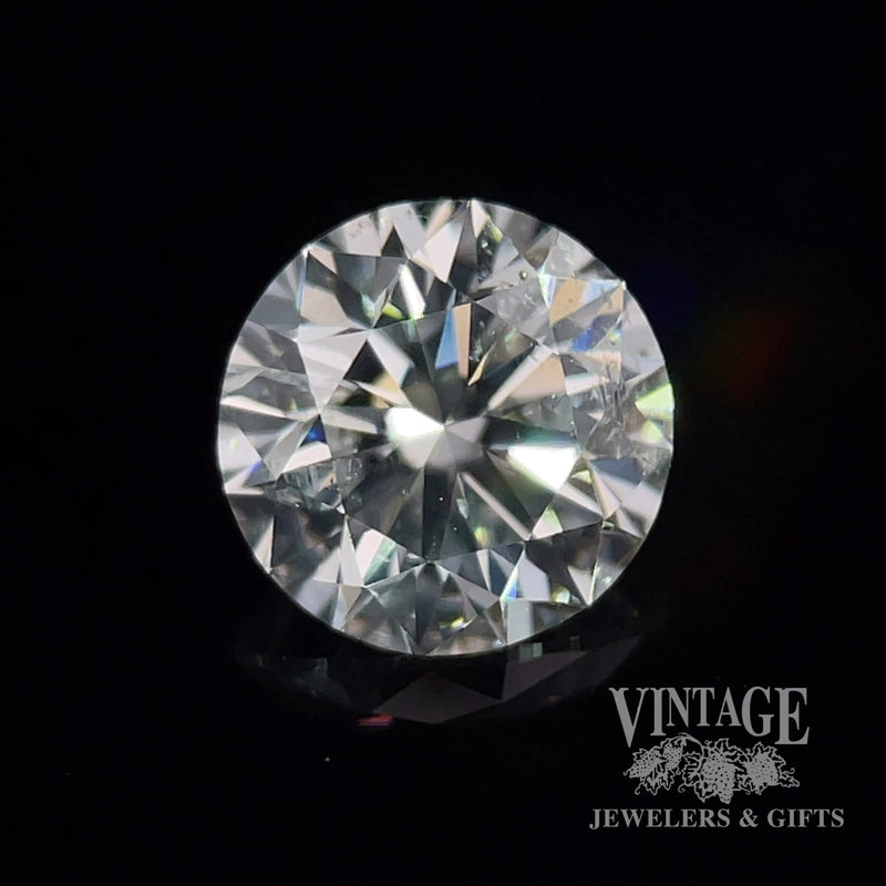 1.23 carat, G color, I1 clarity, RB, natural diamond