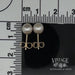 6 mm 14k gold akoya pearl stud earrings scale