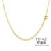 20” 18ky solid gold 2mm cable chain