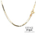 18” 14ky yellow gold 2mm serpentine chain necklace