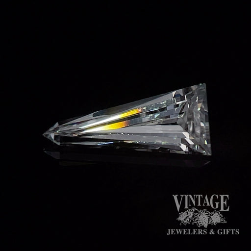 .57 carat, shield shaped, E color, VS2 clarity, natural diamond