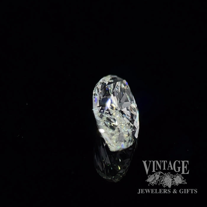 .59 carat, marquise shape, F color, SI2 clarity, natural diamond side