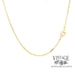 24” 14ky gold 1.25 mm wheat box chain necklace.