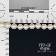 7” akoya pearl bracelet scale
