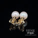 7 mm akoya pear 14ky gold stud earrings back