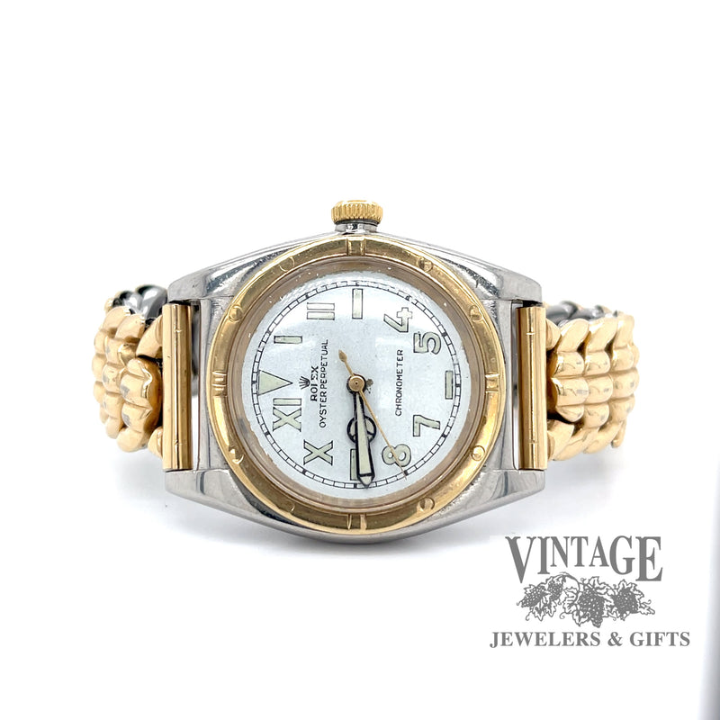 Rolex two tone Bubble back