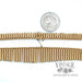 Cleopatra style 18k gold necklace scale